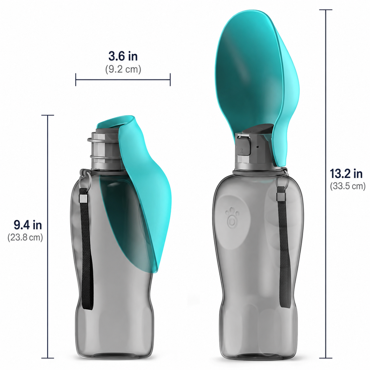 Loopre Portable Dog Water Bottle – Never Leave Home Without Water Again | 800ml