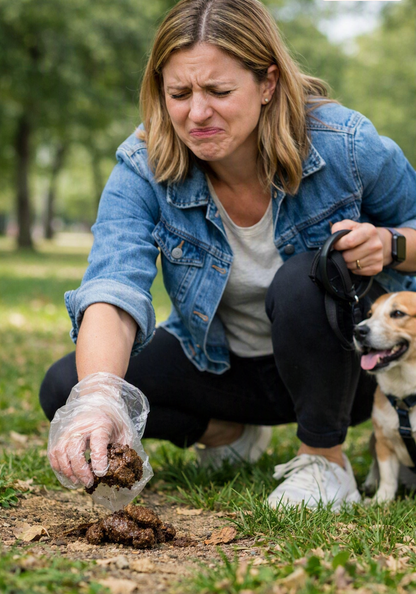 Loopre Portable Dog Pooper Scooper – No-Touch Waste Pick-Up with Built-In Bags
